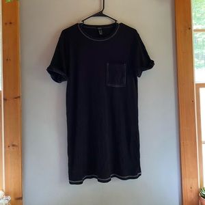Black t-shirt dress from Forever 21